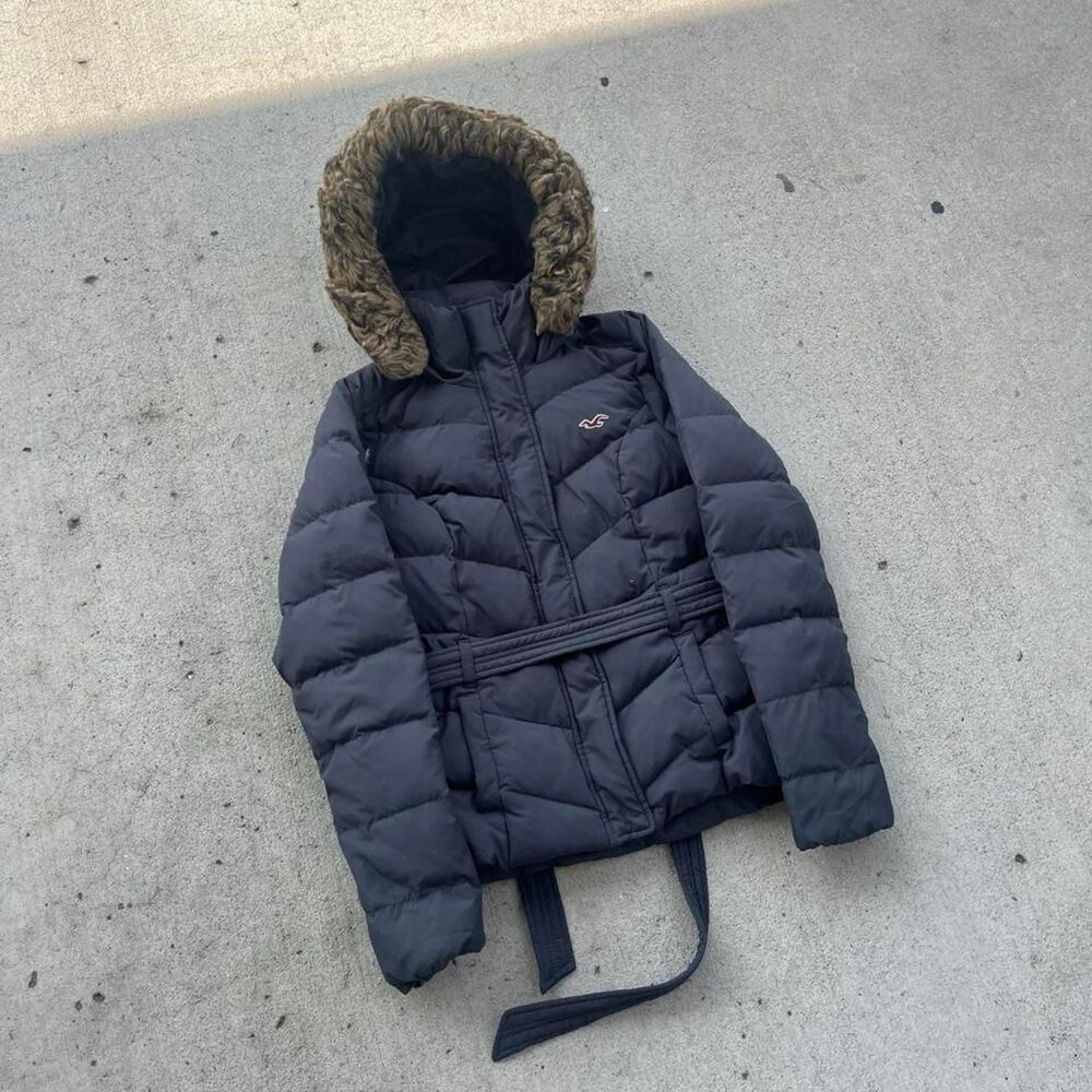 Vintage Hollister Faux Fur Parka Jacket